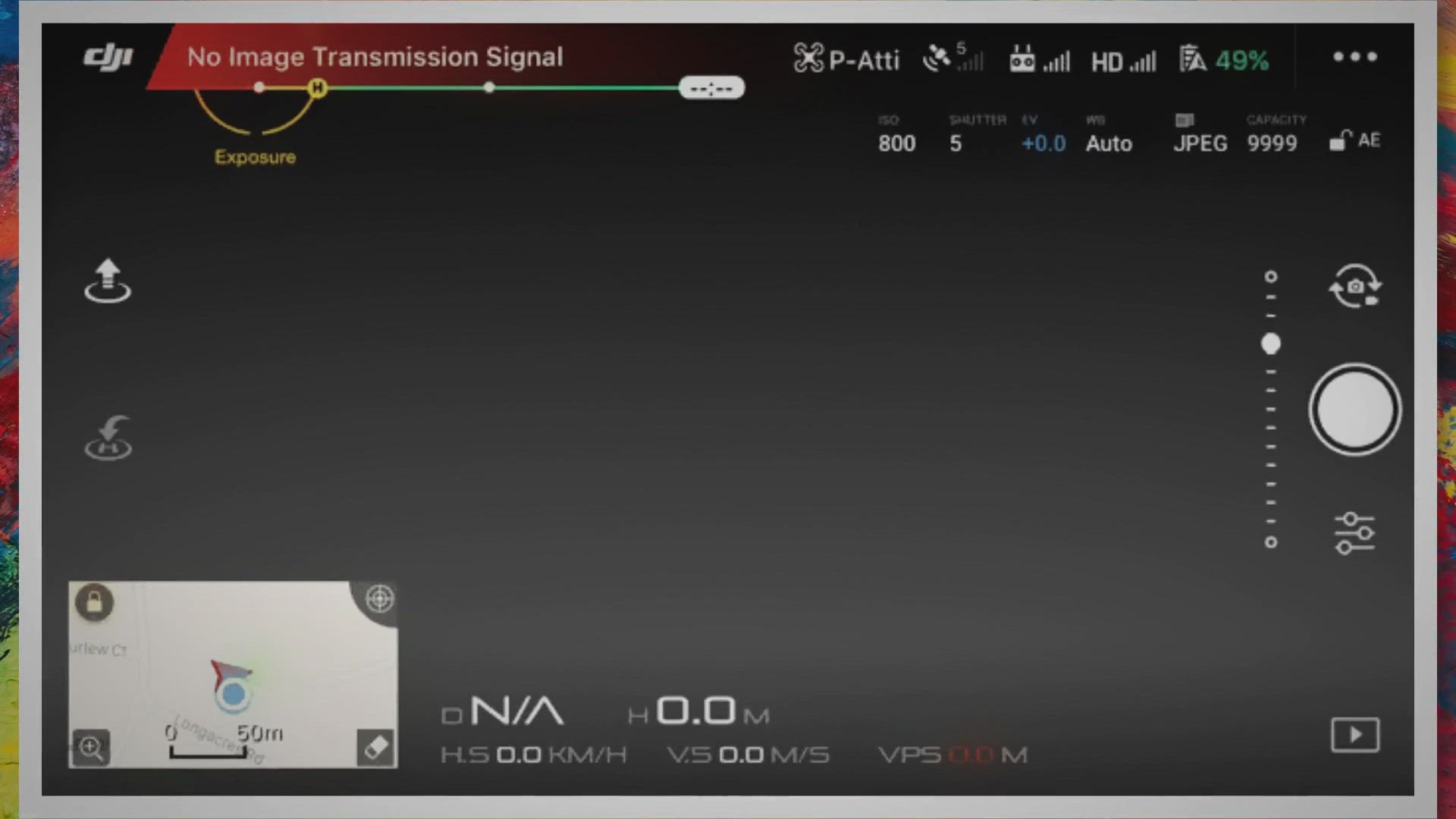 no image transmission signal mavic air